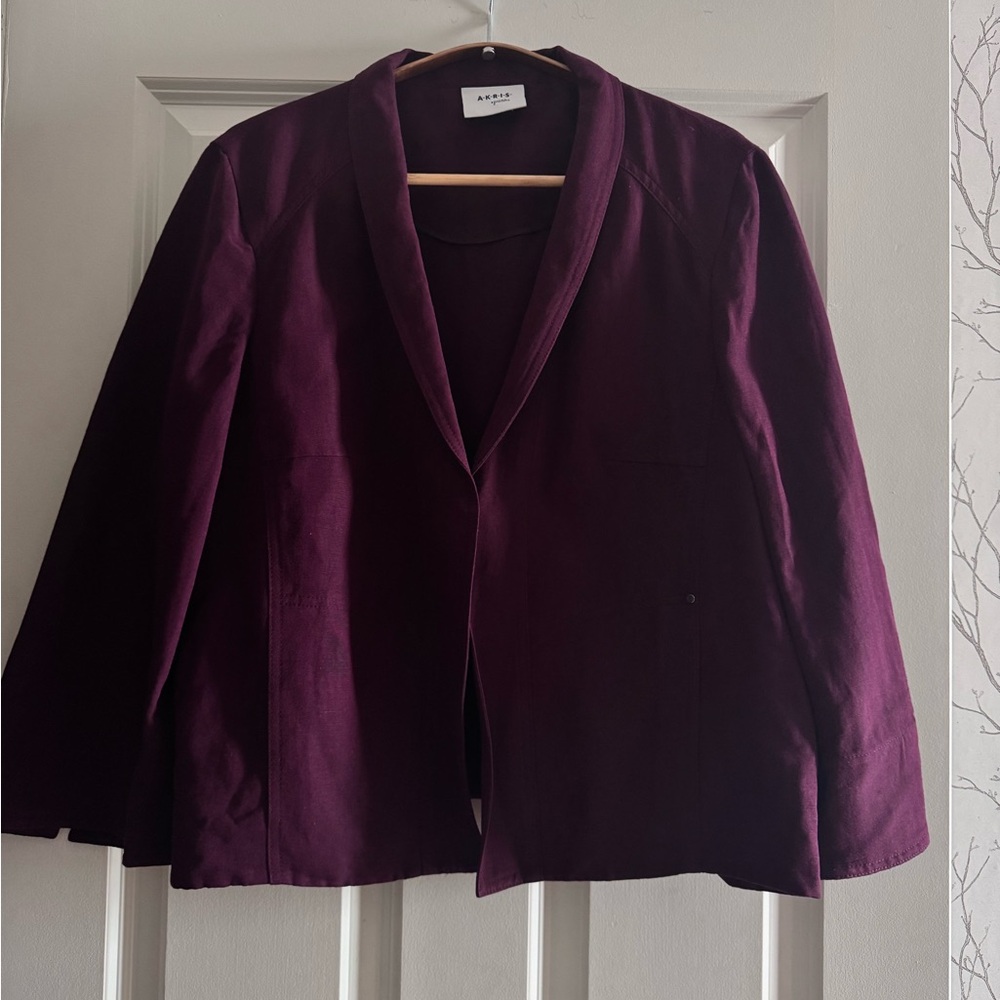 Akris Punto Women's Deep Purple Blazer